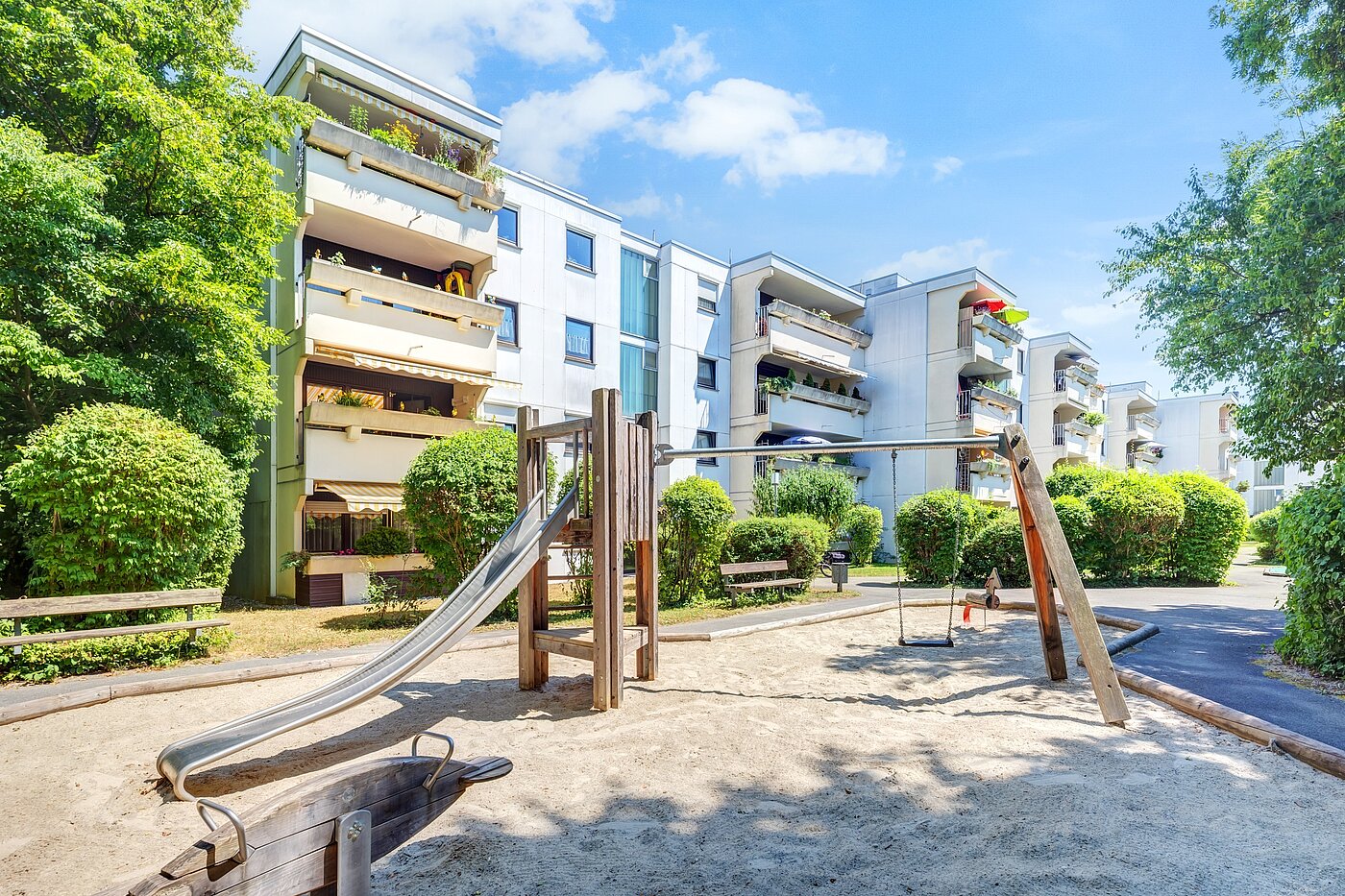 多层公寓 与 2 房间 | München-Obersendling | 701825 | Innenhof