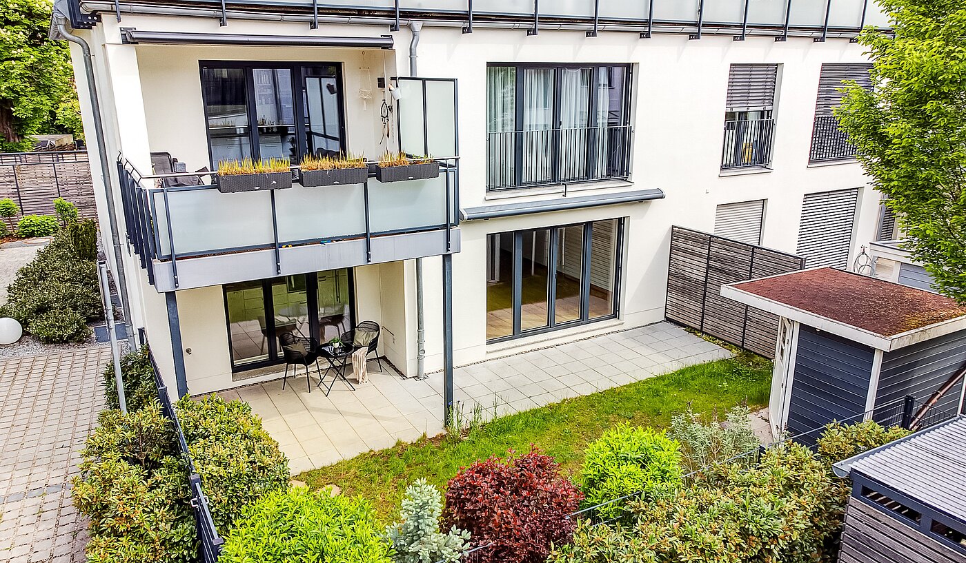 多层公寓 与 3 房间 | Gauting | 70116 | Eigener Garten