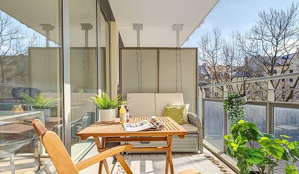 多层公寓 与 2 房间 | München-Maxvorstadt | 70001 | Sonniger Süd-Balkon