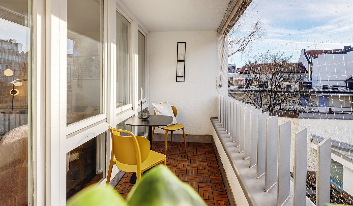 多层公寓 与 1 房间 | München-Maxvorstadt | 70132 | Sonnige Loggia...