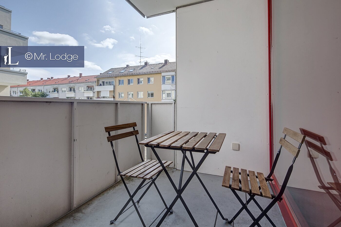 多层公寓 与 1 房间 | München-Sendling-Westpark | 1706ML8 | Balkon mit Morgensonne