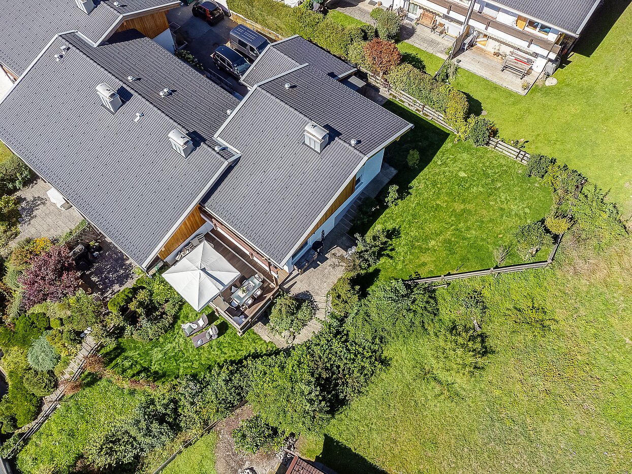 排角屋 与 3 房间 | Kreuth | 70037 | Luftbild auf das Grundstück