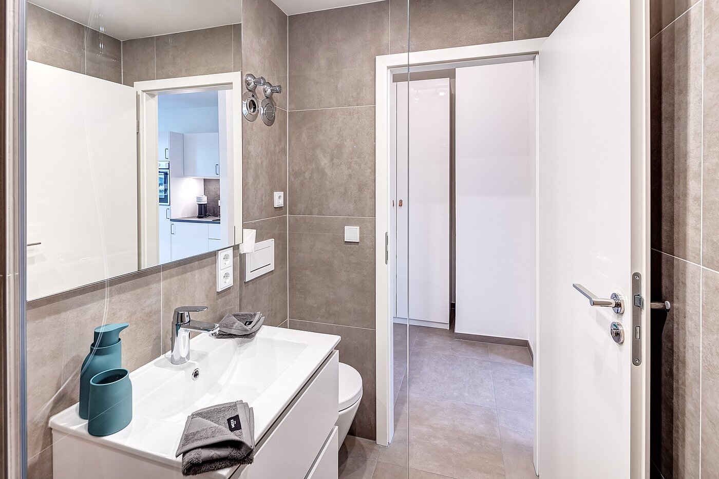 公寓 与 1 房间 | München-Pasing | 70302 | Modernes Badezimmer