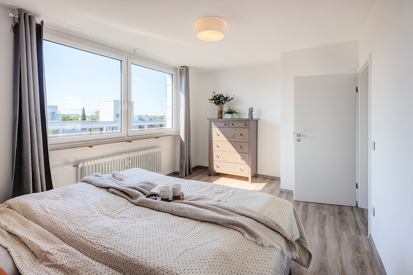 露台公寓 与 3.5 房间 | München-Berg am Laim | 123456 | Schlafzimmer II