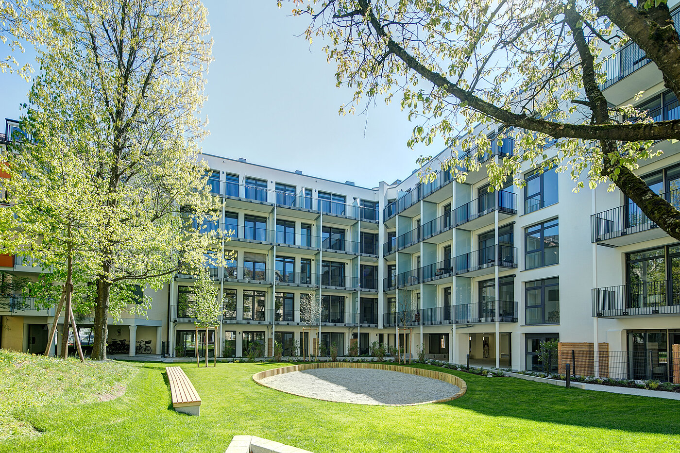 公寓 与 1.5 房间 | München-Bogenhausen | 70378 | Innenhof
