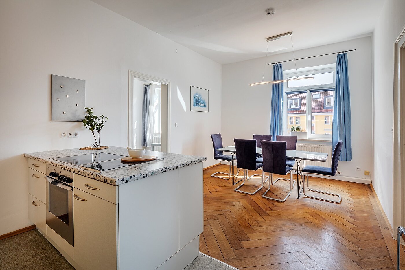 多层公寓 与 5 房间 | München-Au | 2009ML3 | ...Kochinsel und Essbereich