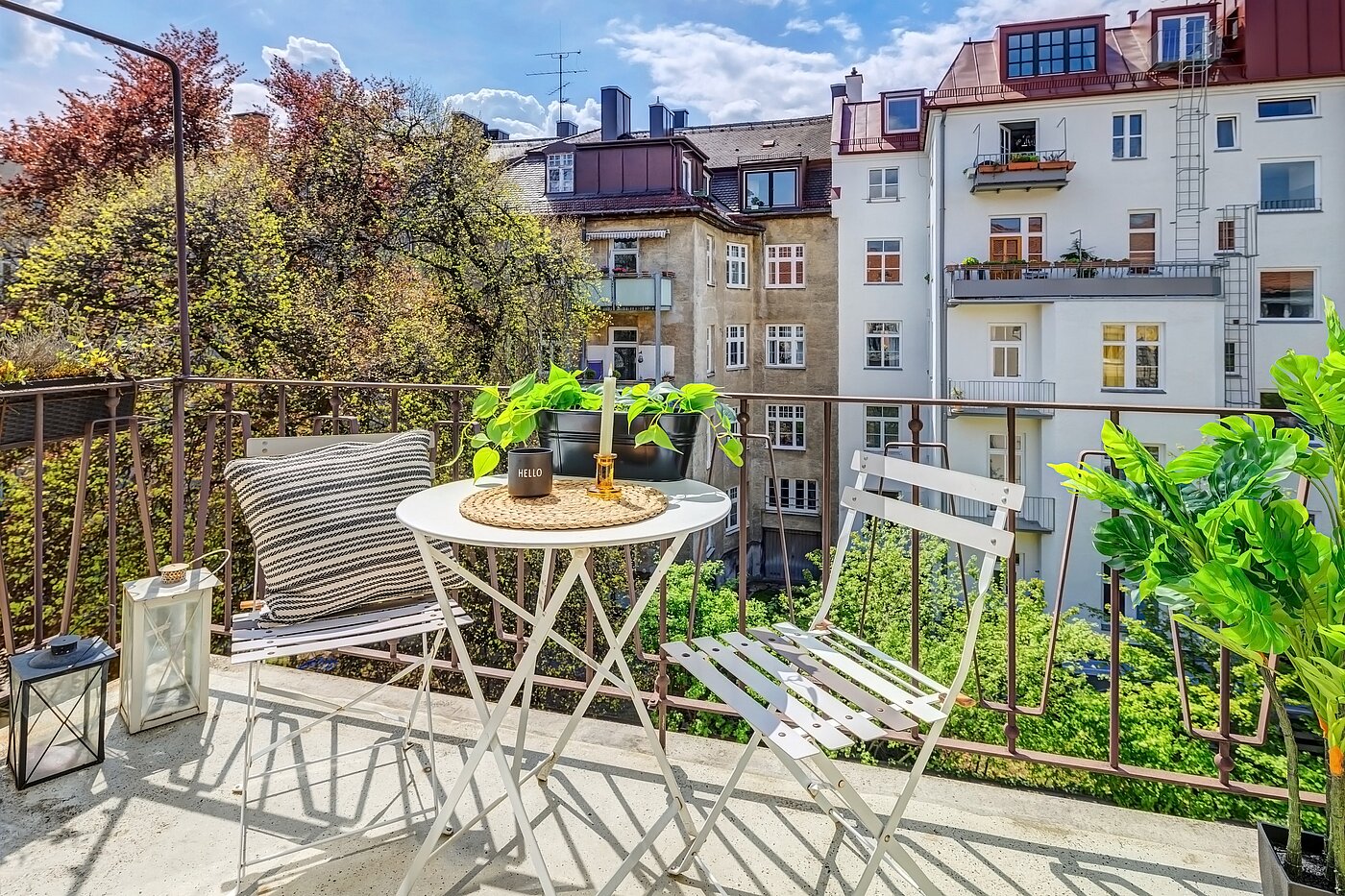 多层公寓 与 1.5 房间 | München-Schwabing | 70014 | Sonniger Balkon