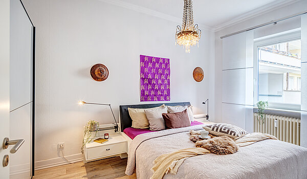 一楼公寓 与 2 房间 | München-Schwabing | 70394 | Schlafzimmer