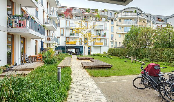 高架层 与 3 房间 | München-Sendling | 2009ML8 | Gepflegter Innenhof