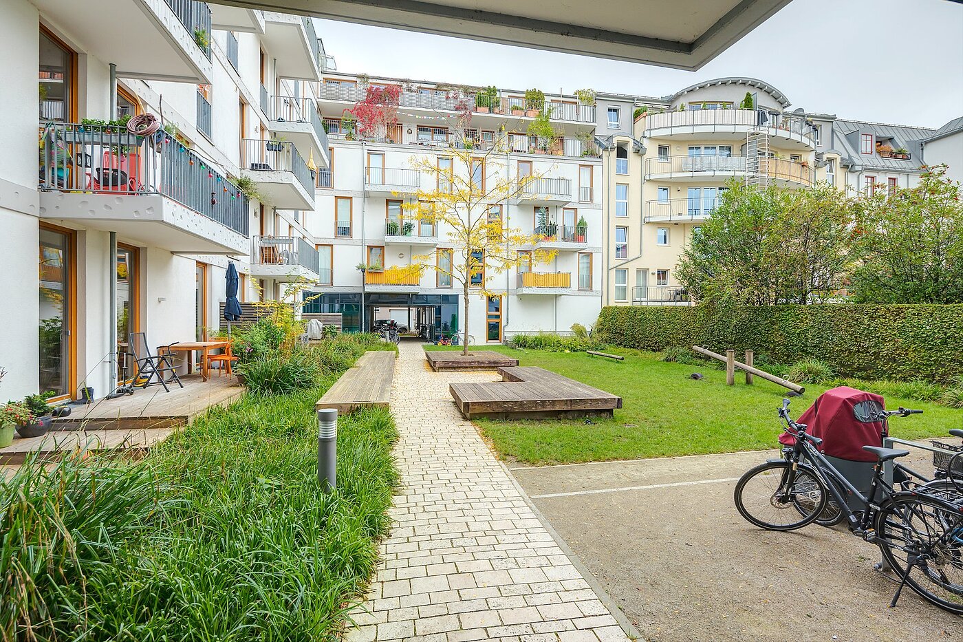 高架层 与 3 房间 | München-Sendling | 2009ML8 | Gepflegter Innenhof
