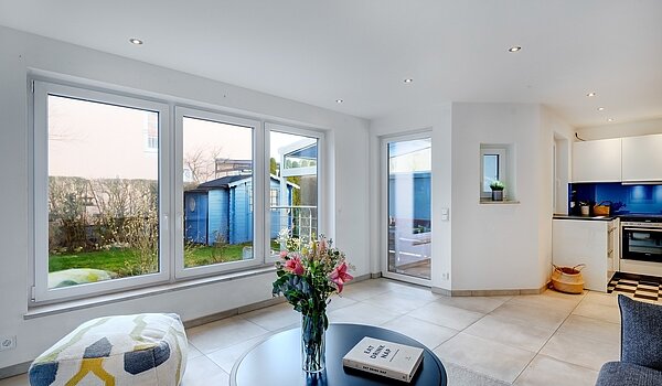 多层公寓 与 4 房间 | Ismaning | 700081 | Offenes Wohn- & Esszimmer