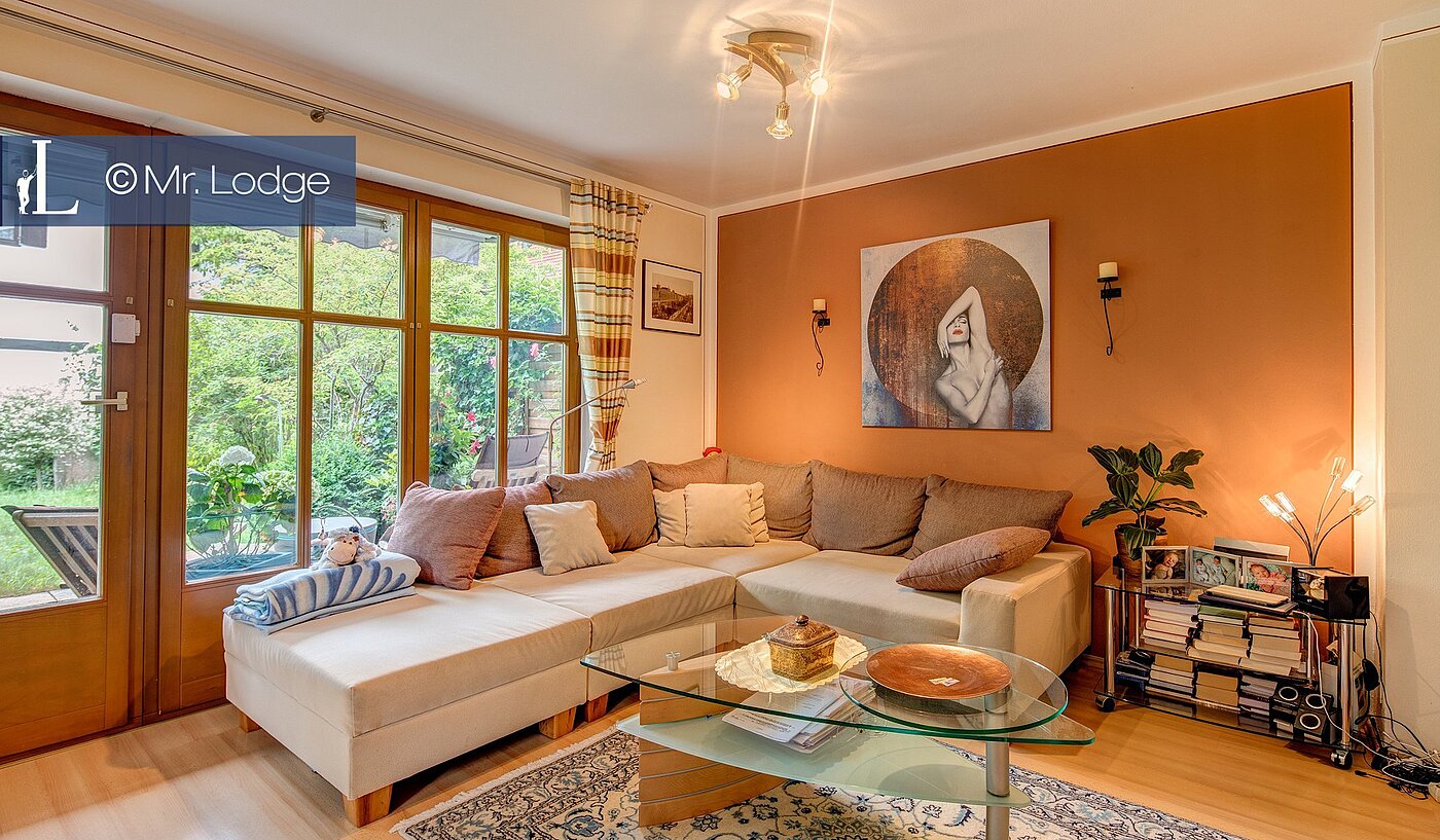 一楼公寓 与 2 房间 | München-Lochhausen | 1706ML1 | Helles Wohnzimmer