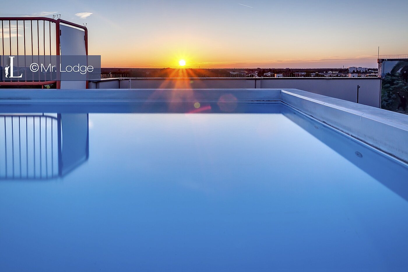 多层公寓 与 4 房间 | 1609ML4 | Abendstimmung am Pool