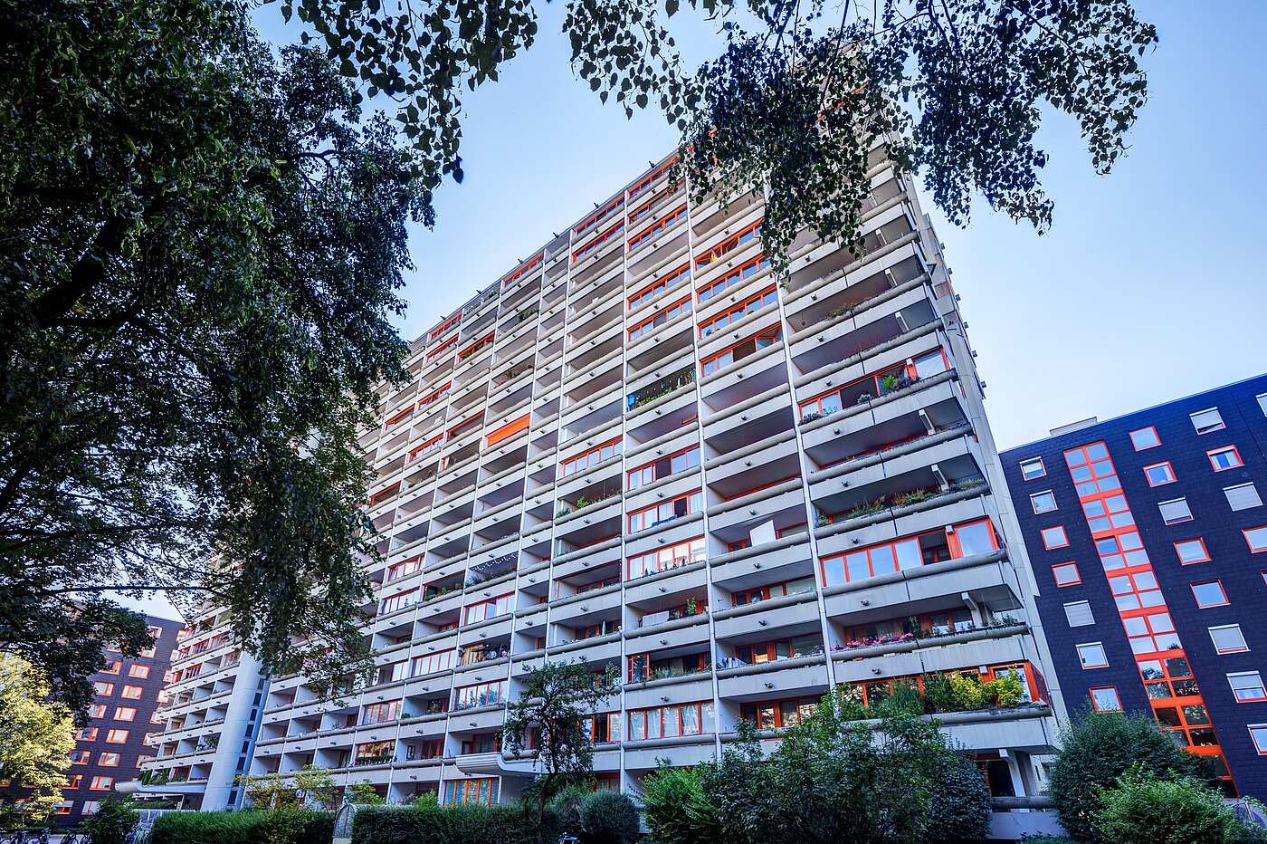 多层公寓 与 1 房间 | München-Laim | 70144 | Ansicht vom Innenhof aus