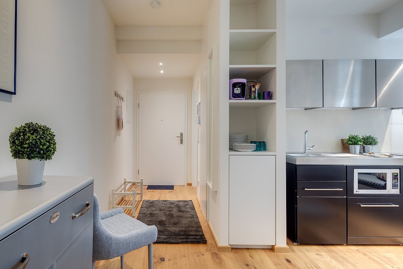 多层公寓 与 2 房间 | München-Maxvorstadt | 2107ML5 | Offener Wohnbereich, Stauraum