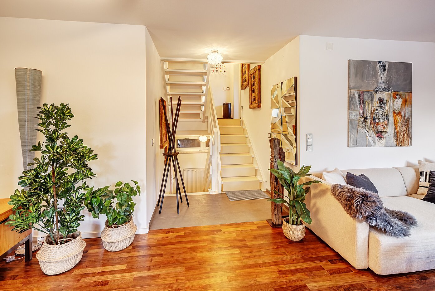 排角屋 与 3 房间 | Kreuth | 70037 | Offenes Treppenhaus in den Wohnbereich