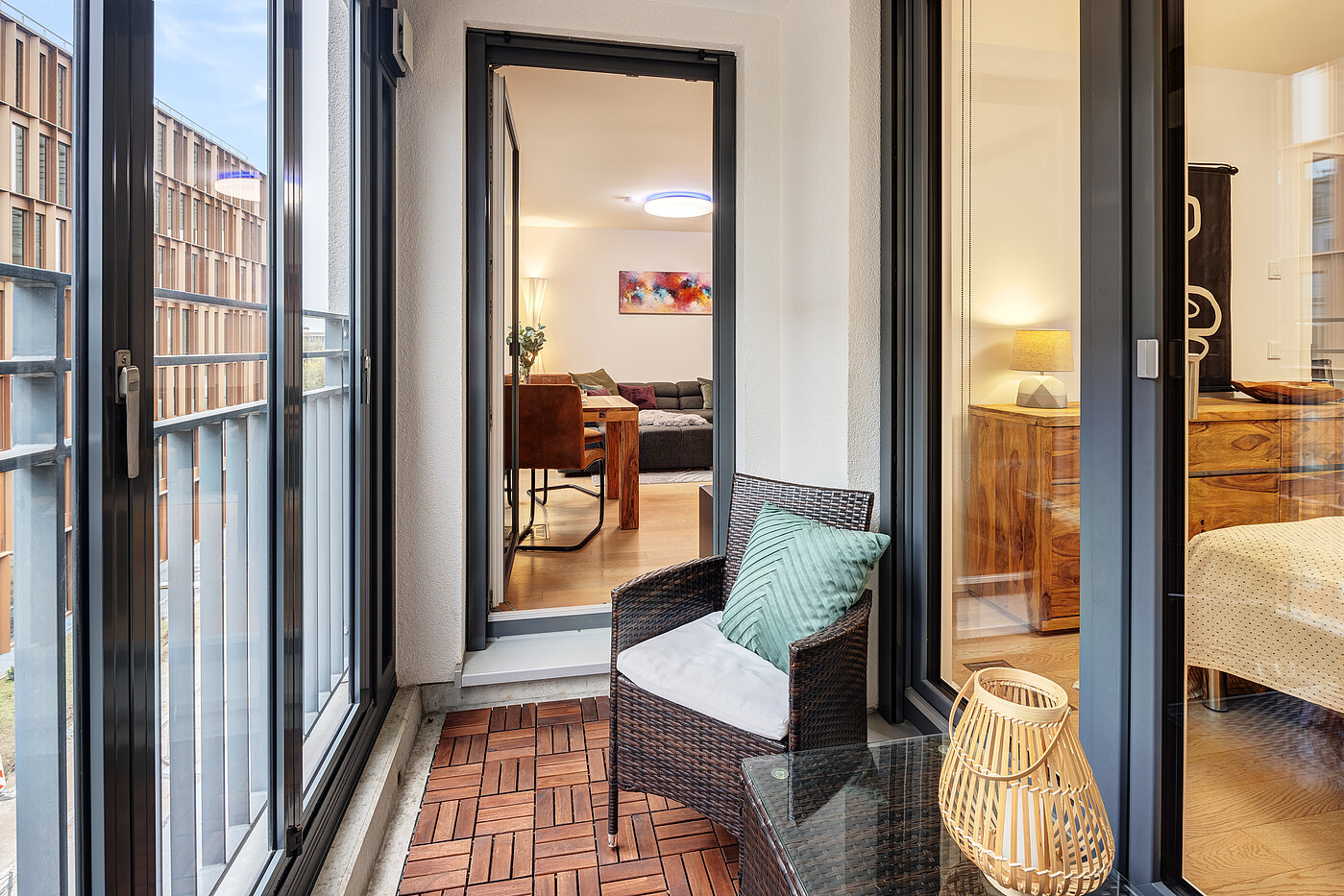 多层公寓 与 2 房间 | München-Bogenhausen | 70160 | Verglaste Loggia