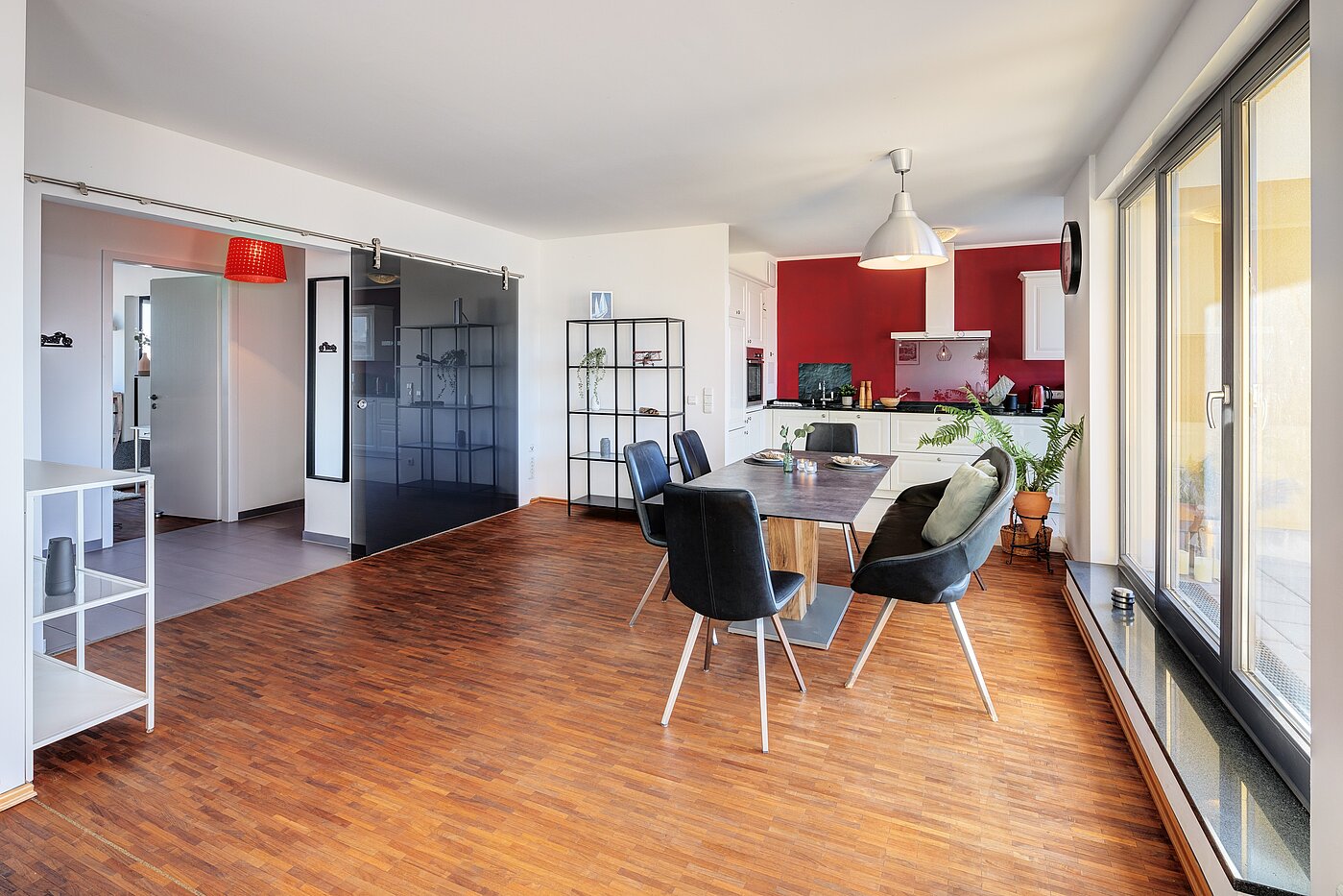 阁楼公寓 与 3 房间 | München-Riem | 701701 | Essbereich mit...