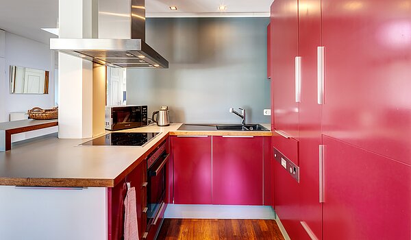 顶层公寓 与 2.5 房间 | München-Harlaching | 702581 | Offene Küche