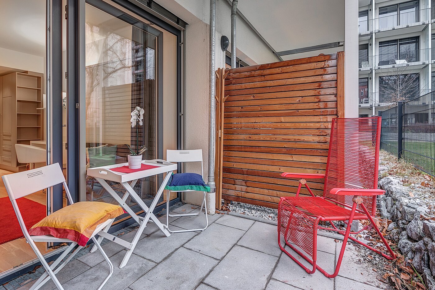 一楼公寓 与 1 房间 | München-Bogenhausen | 2301ML3 | Zugang zur Süd-Terrasse