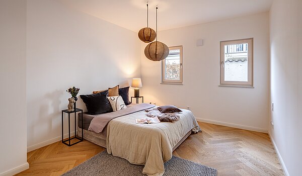 露台公寓 与 3 房间 | München-Harlaching | 70371 | Schlafen mit..