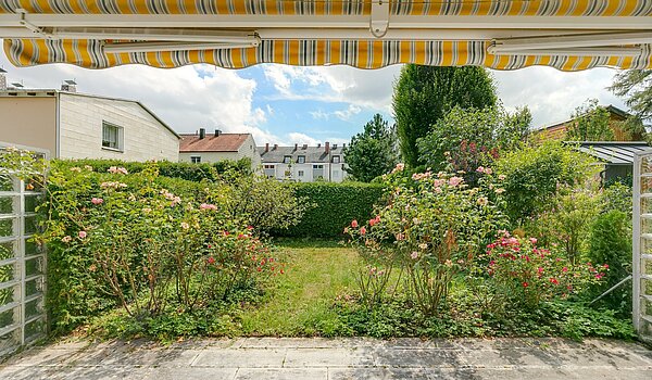 排式中层住宅 与 5 房间 | München-Obermenzing | 1907ML6 | Südterrasse und Garten