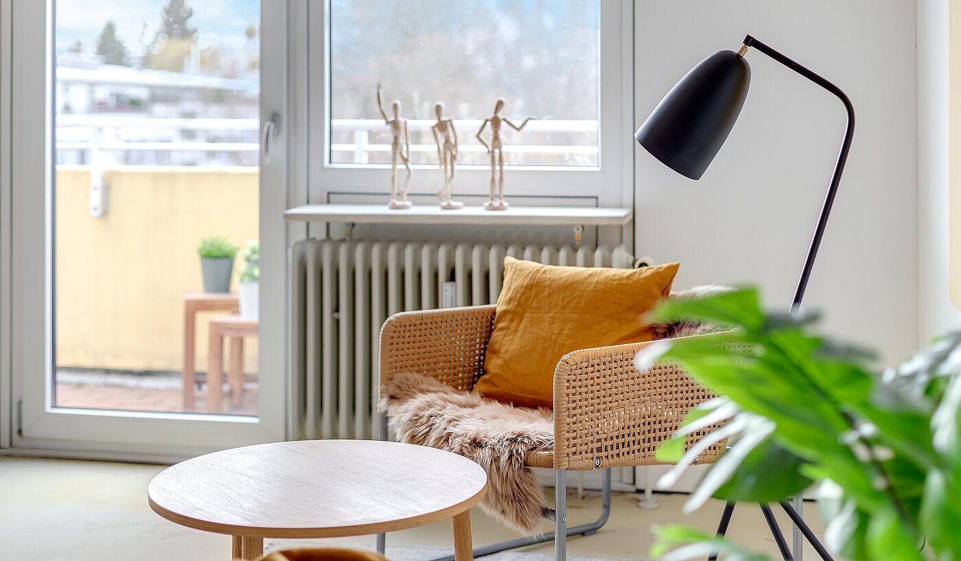 多层公寓 与 2 房间 | München-Oberföhring | 2002ML7 | Einfach wohlfühlen - drinnen..