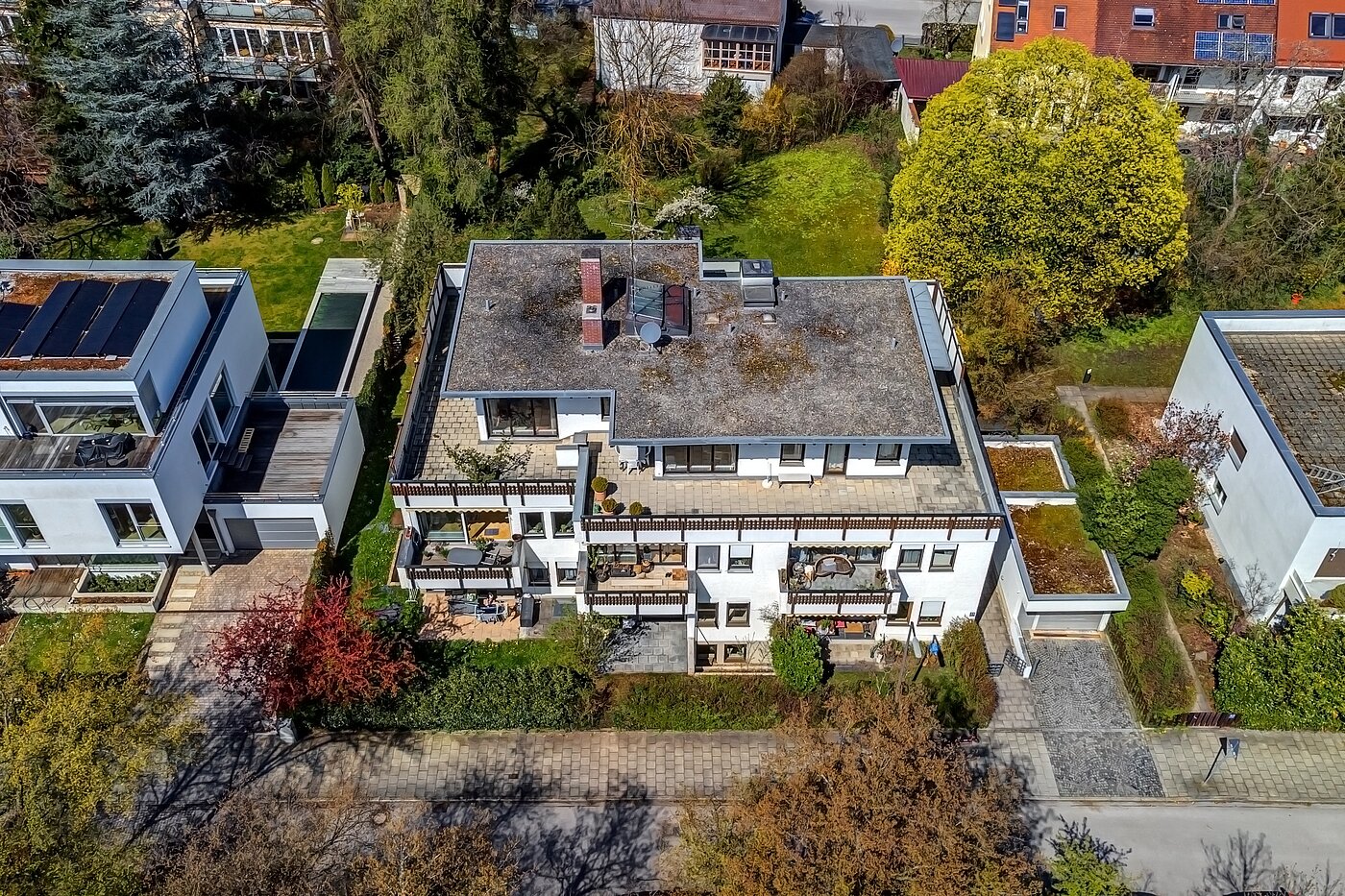 多层公寓 与 2.5 房间 | München-Obermenzing | 700191 | Luftaufnahme