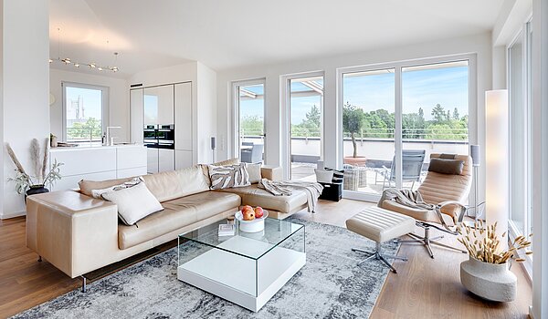 顶层公寓 与 3.5 房间 | München-Oberföhring | 70237 | Großzügiges und helles...