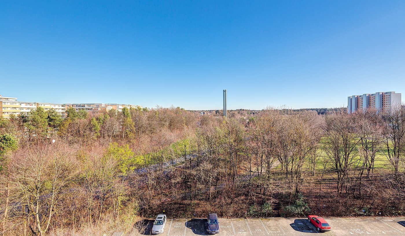 公寓 与 1 房间 | 70308 | Blick vom Balkon