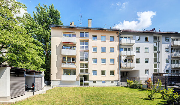 多层公寓 与 2 房间 | München-Sendling-Westpark | 70413 | Gartenansicht