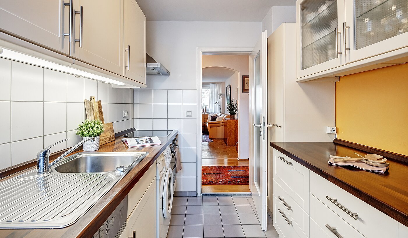 多层公寓 与 3 房间 | München-Bogenhausen | 2112ML3 | Blick zur Diele