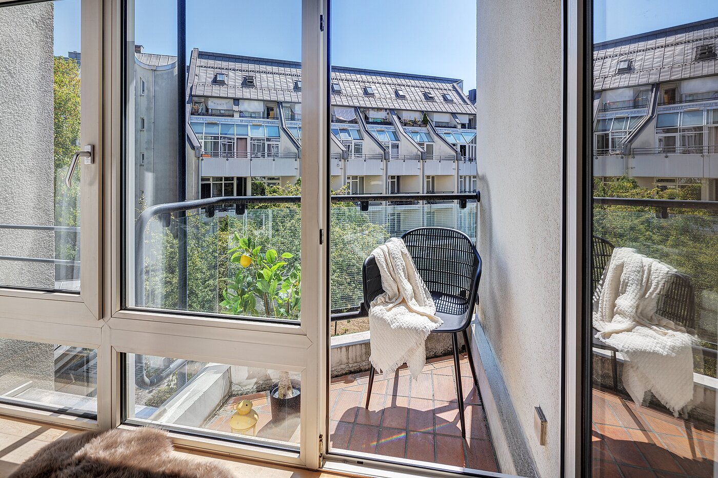 多层公寓 与 1.5 房间 | München-Maxvorstadt | 70480 | Balkon