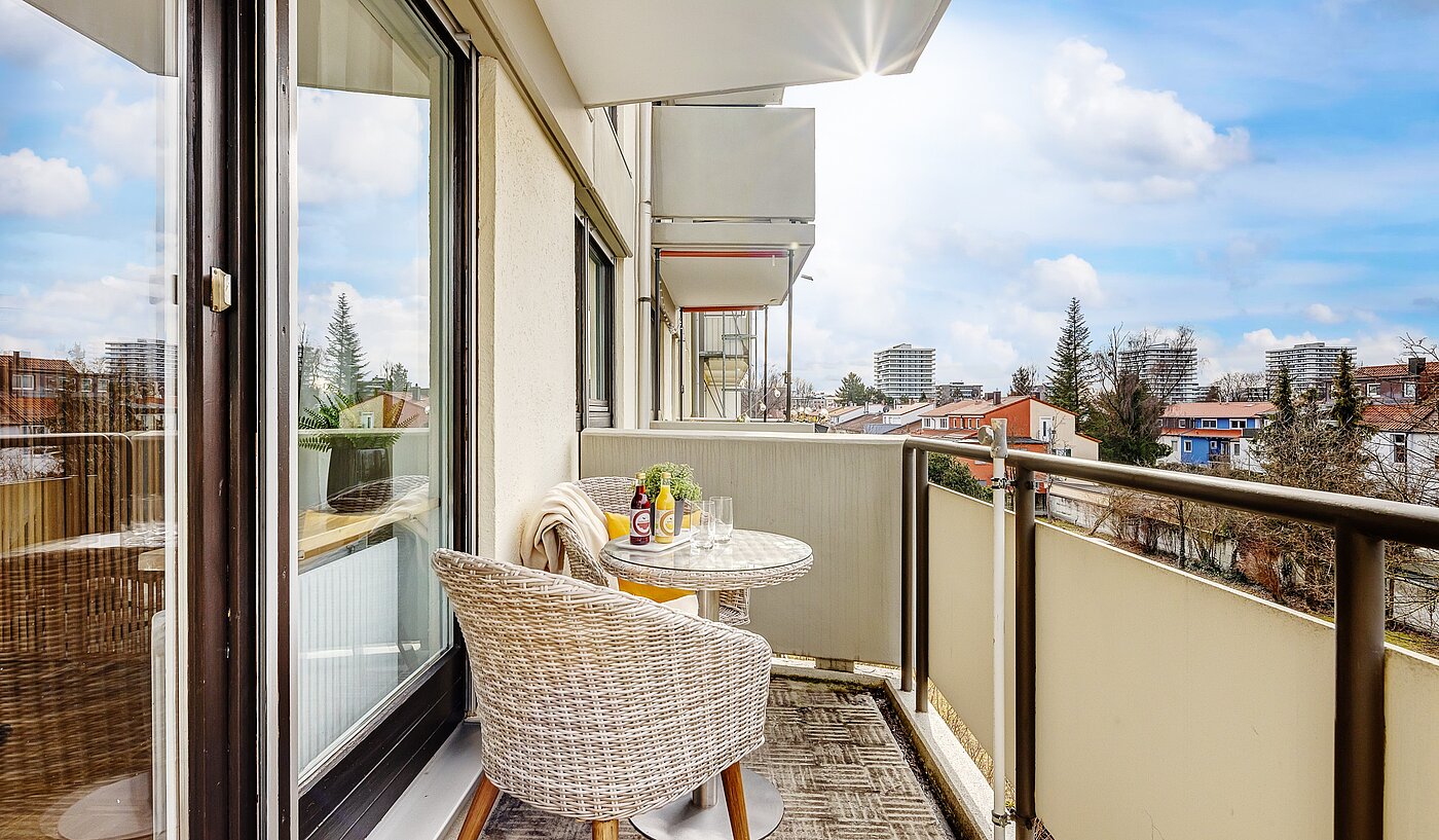 多层公寓 与 1 房间 | München-Milbertshofen | 2112ML4 | Sonniger Balkon...