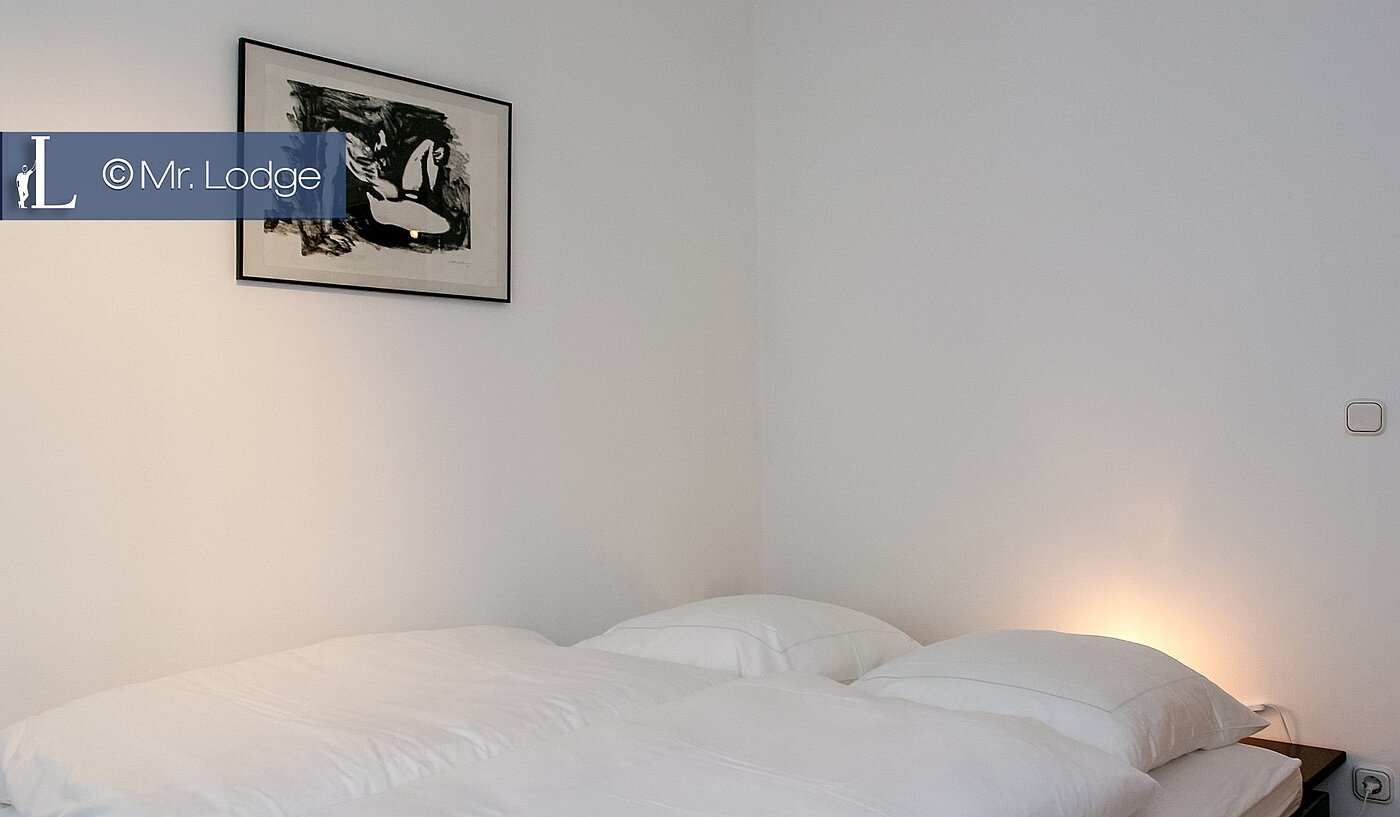 多层公寓 与 2 房间 | München-Isarvorstadt | 1709ML2 | Bett, Schlafzimmer