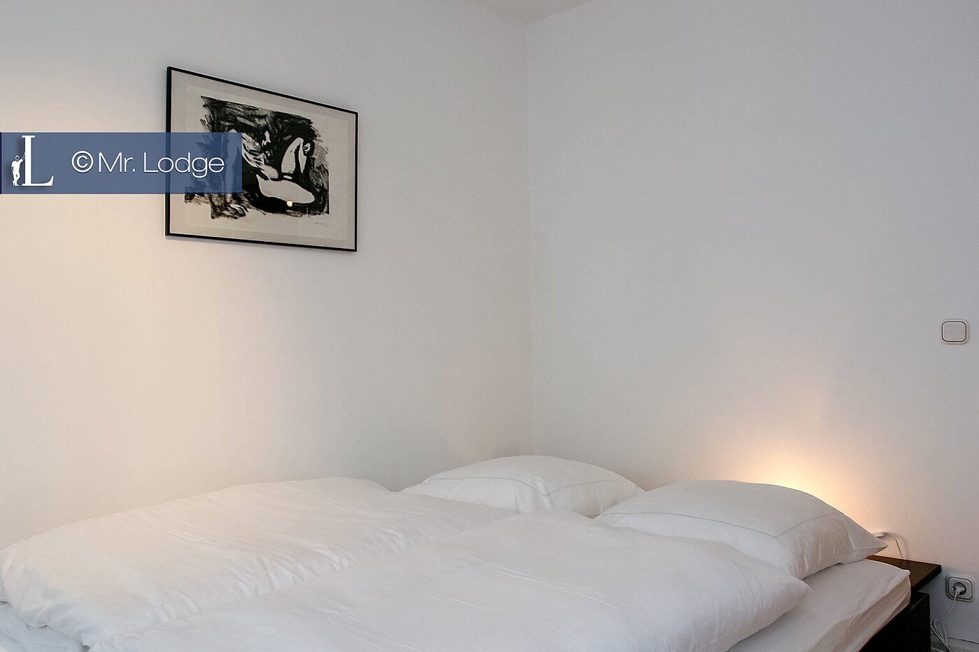 多层公寓 与 2 房间 | München-Isarvorstadt | 1709ML2 | Bett, Schlafzimmer