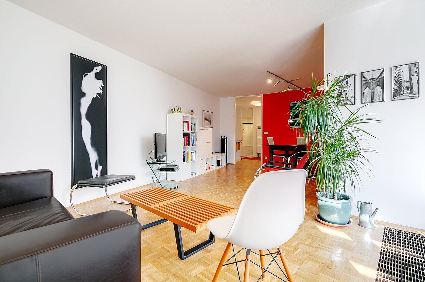 多层公寓 与 2 房间 | München-Schwabing | 2004ML1 | Helles Wohnzimmer