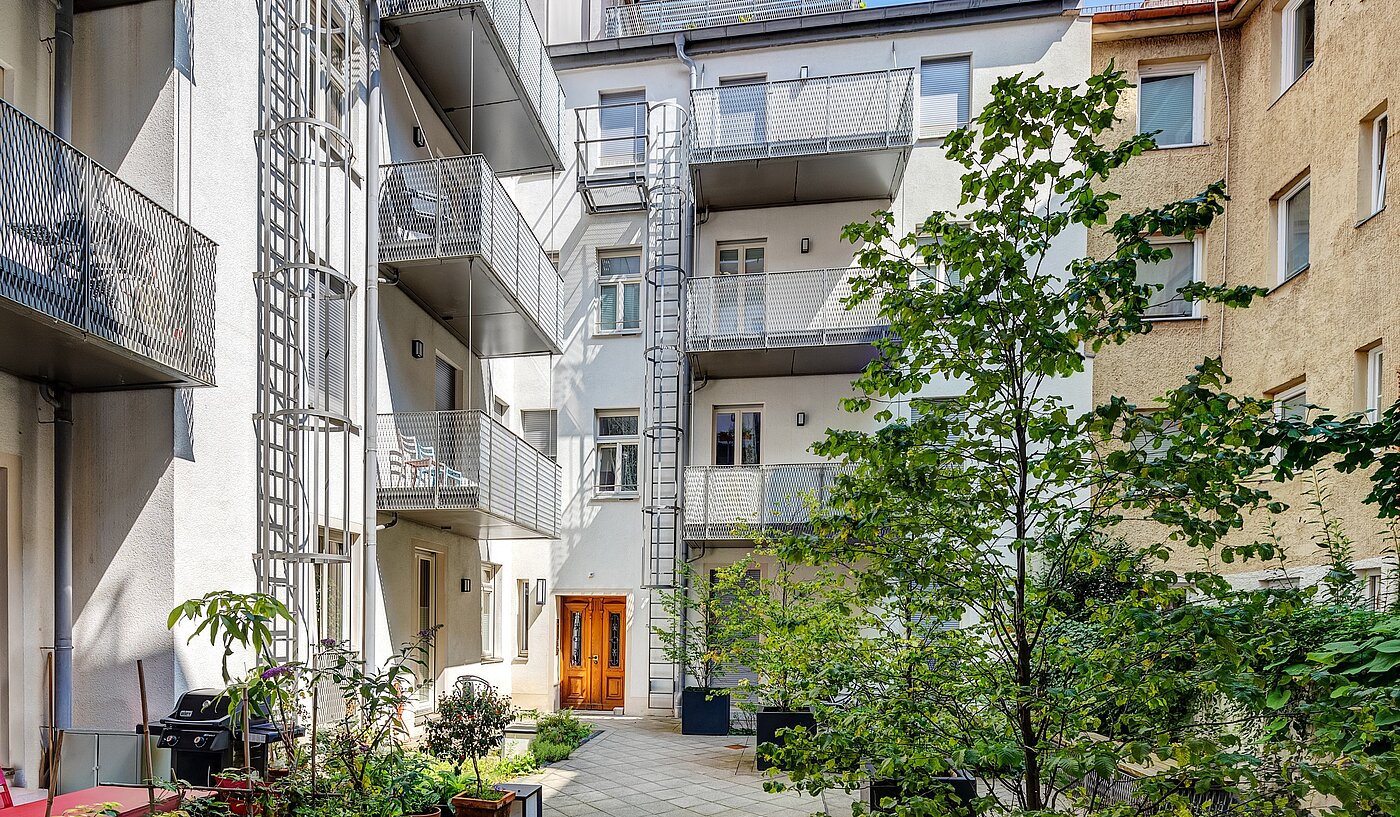 一楼公寓 与 1.5 房间 | München-Lehel | 70149 | Rückgebäude