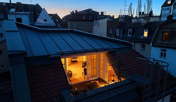 阁楼公寓 与 1 房间 | München-Sendling | 700402 | Dämmerungs-Stimmung