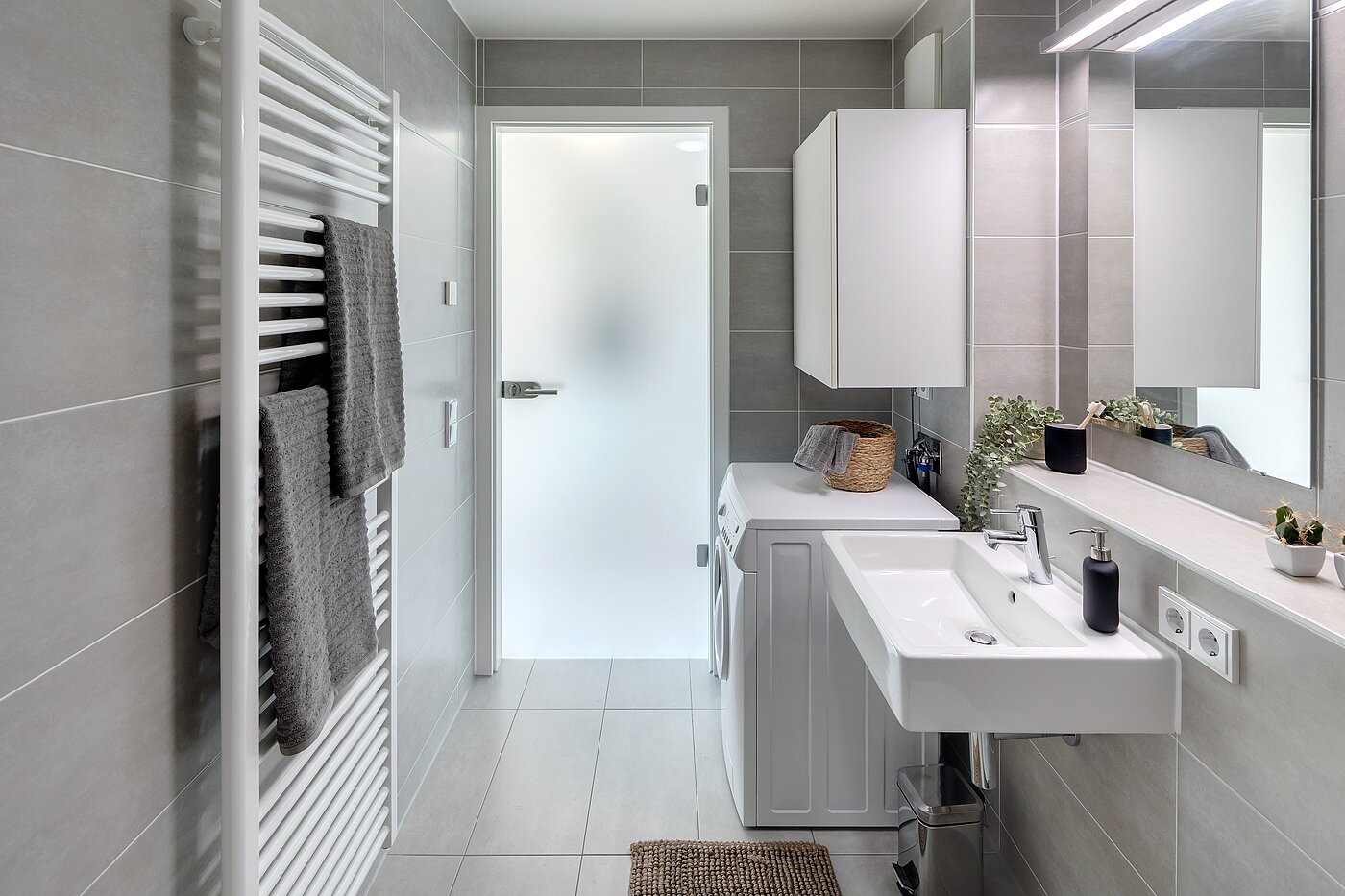 多层公寓 与 2 房间 | München-Schwabing | 70278 | Waschmaschine im Bad