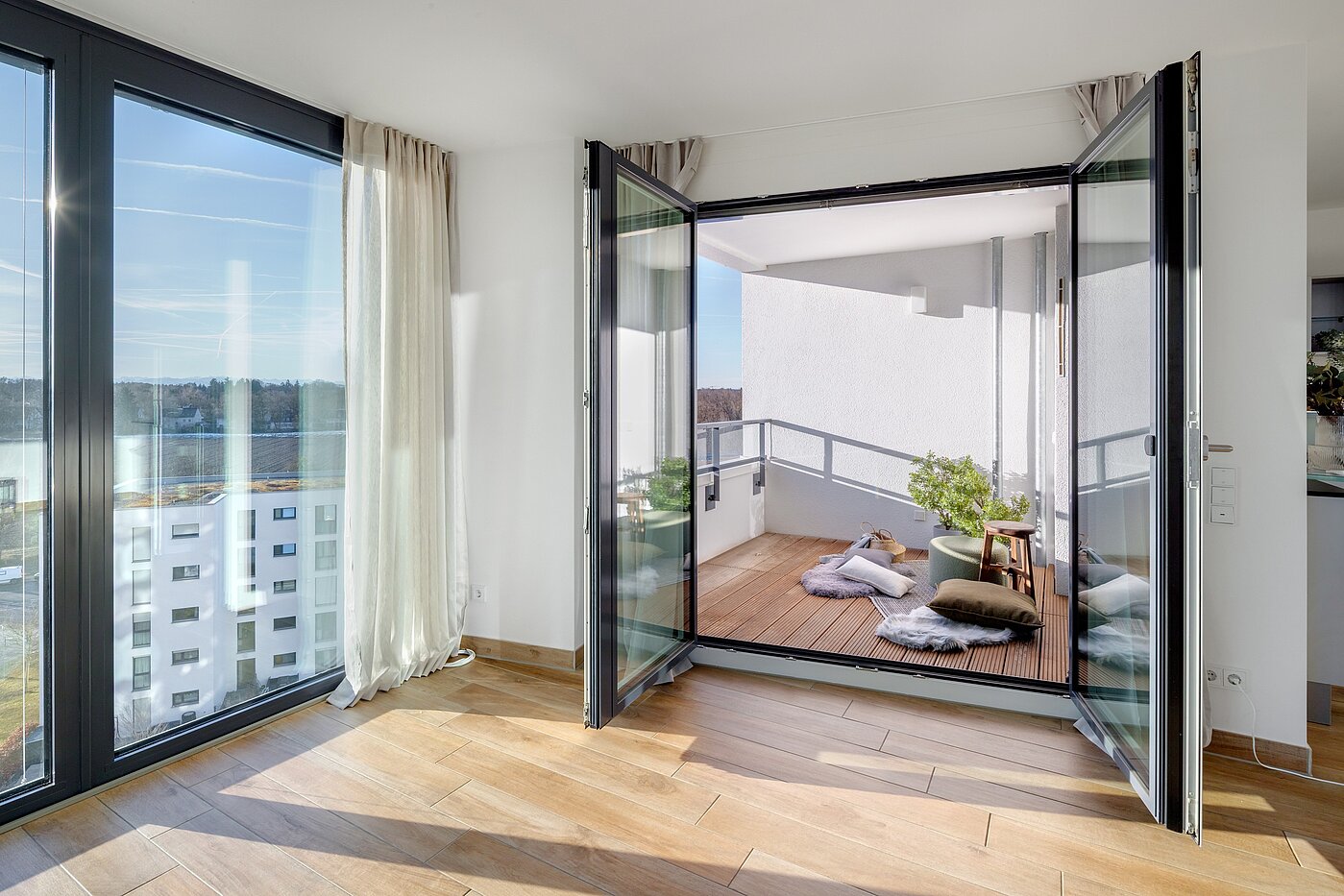 多层公寓 与 3 房间 | München-Obersendling | 70260 | Zugang zum Balkon