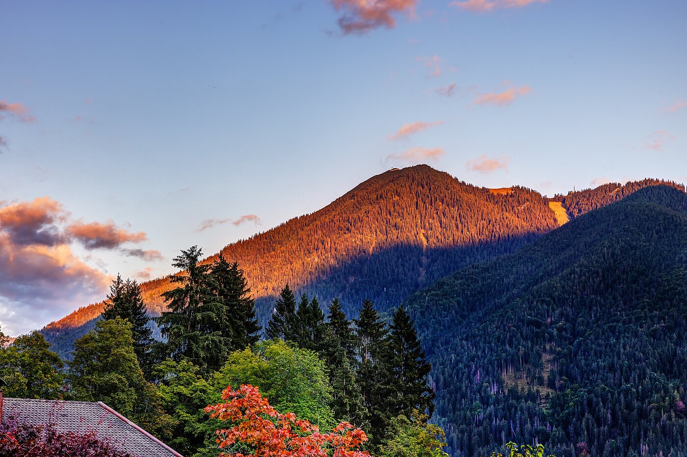 排角屋 与 3 房间 | Kreuth | 70037 | Sonnenuntergang am Wallberg