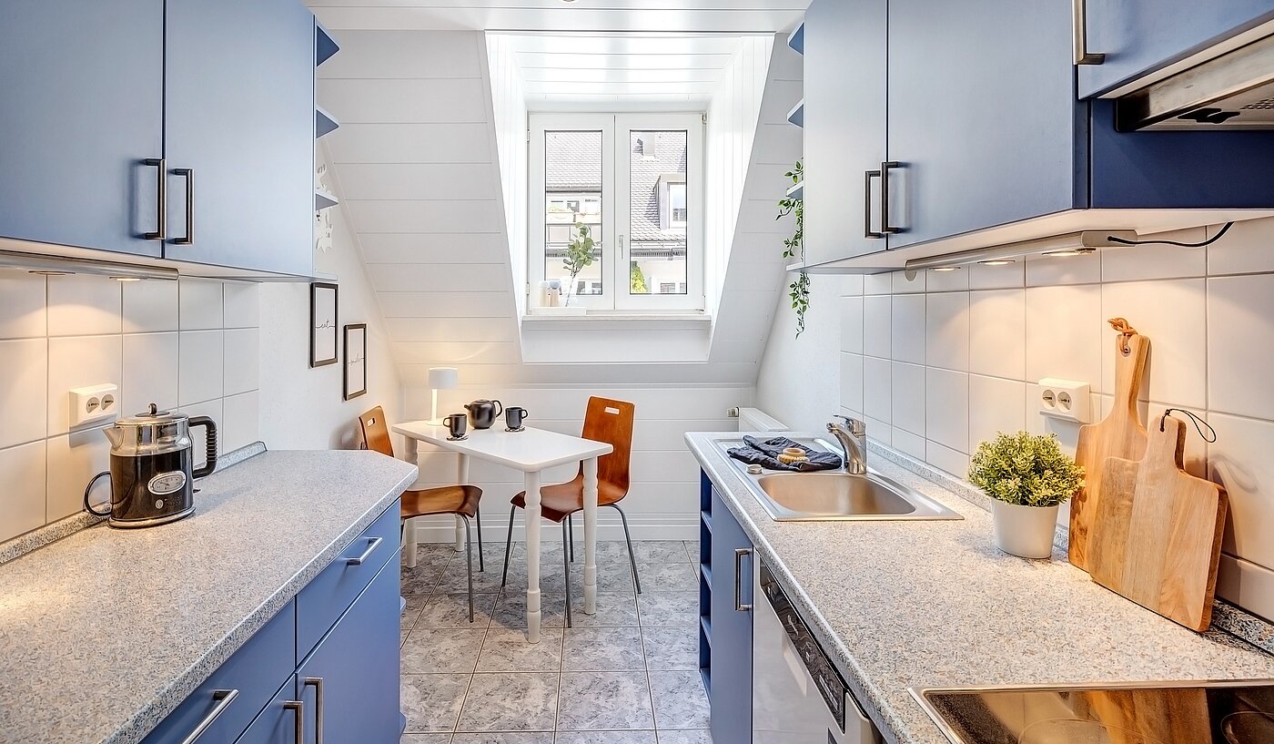 多层公寓 与 1.5 房间 | München-Schwabing | 70014 | Helle Küche mit...