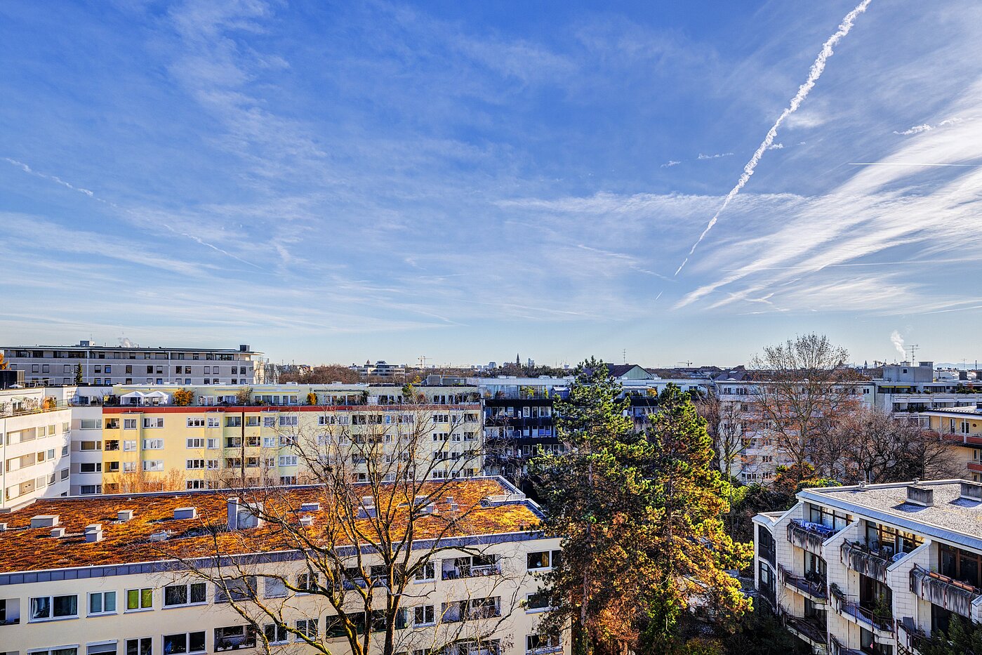 公寓 与 1 房间 | München-Schwabing | 70376 | Blick vom Balkon