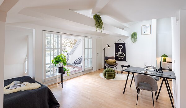 阁楼公寓 与 1 房间 | München-Sendling | 700402 | Ideale Raumnutzung