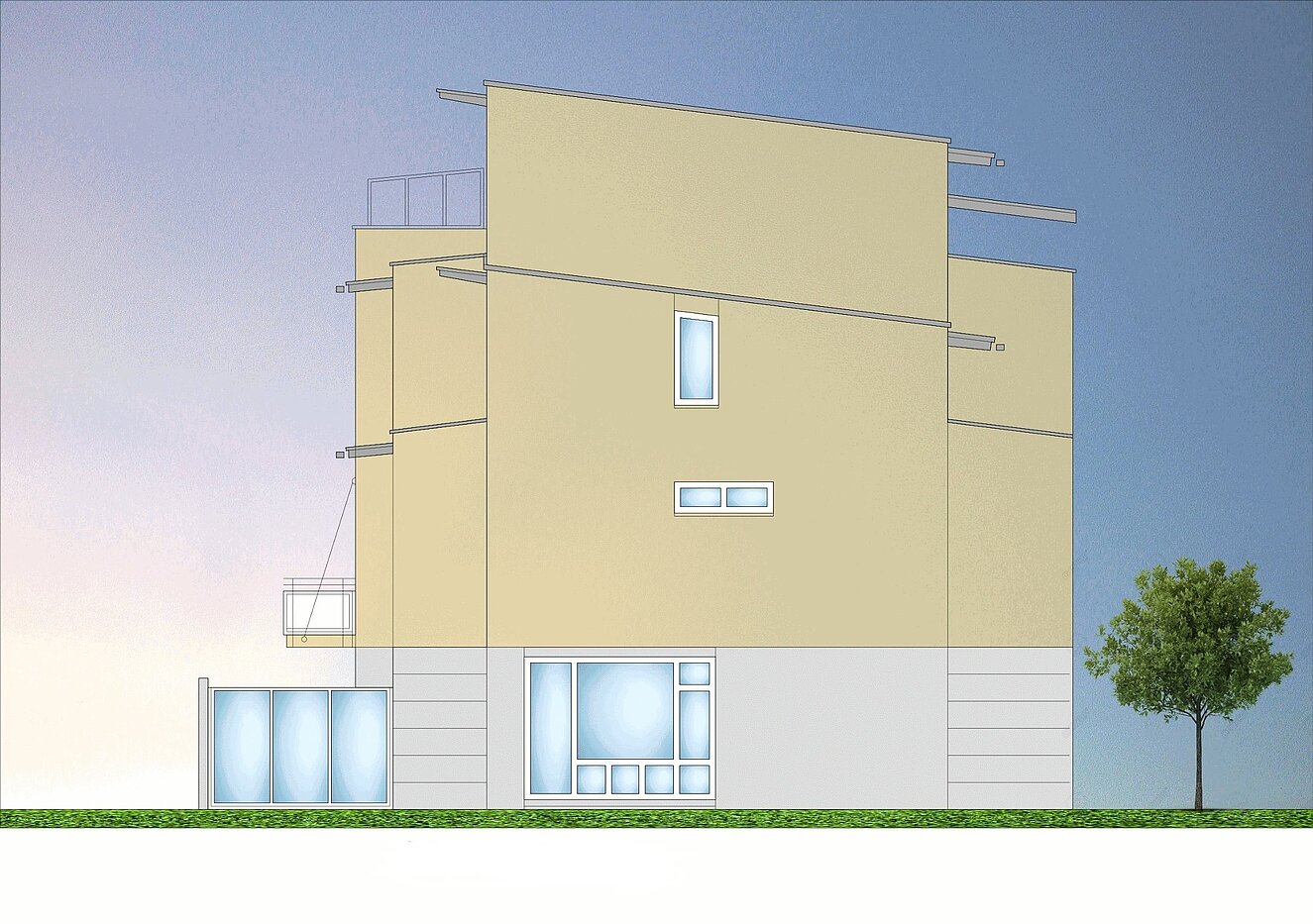 复式公寓 与 4 房间 | Olching | 1903ML1 | Ansicht - Süden