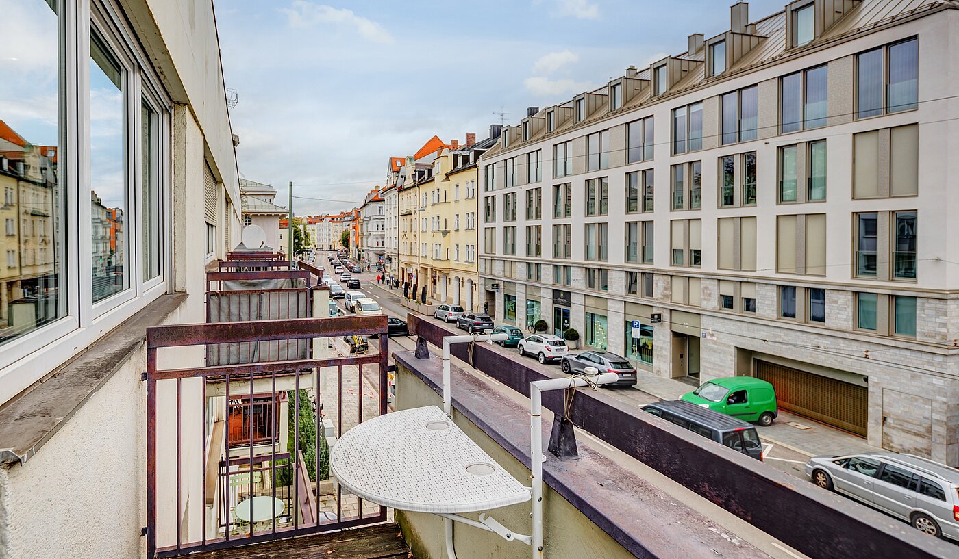 公寓 与 1 房间 | München-Bogenhausen | 703041 | Balkon