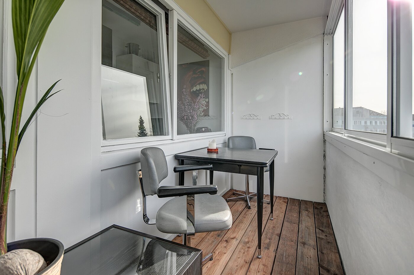 多层公寓 与 1.5 房间 | München-Obergiesing | 70136 | ...Zugang zum verglasten Balkon