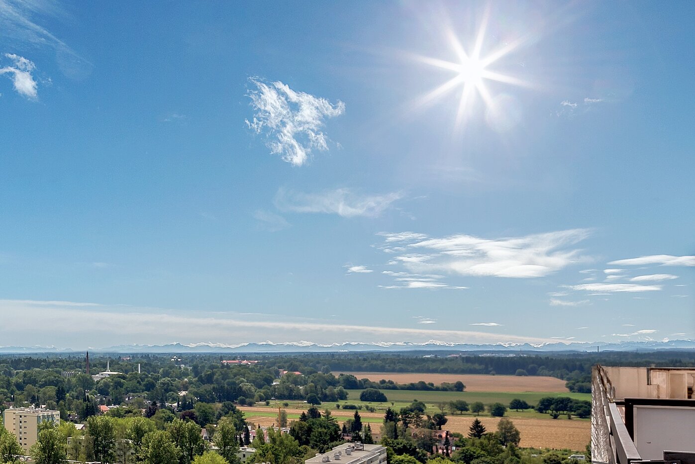 多层公寓 与 1 房间 | München-Forstenried | 2111ML1 | ...sowie zu den Alpen