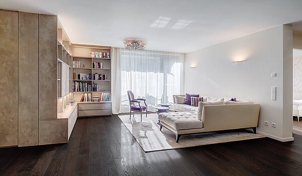 多层公寓 与 3 房间 | München-Schwabing | 1511ML1 | Wohnzimmer